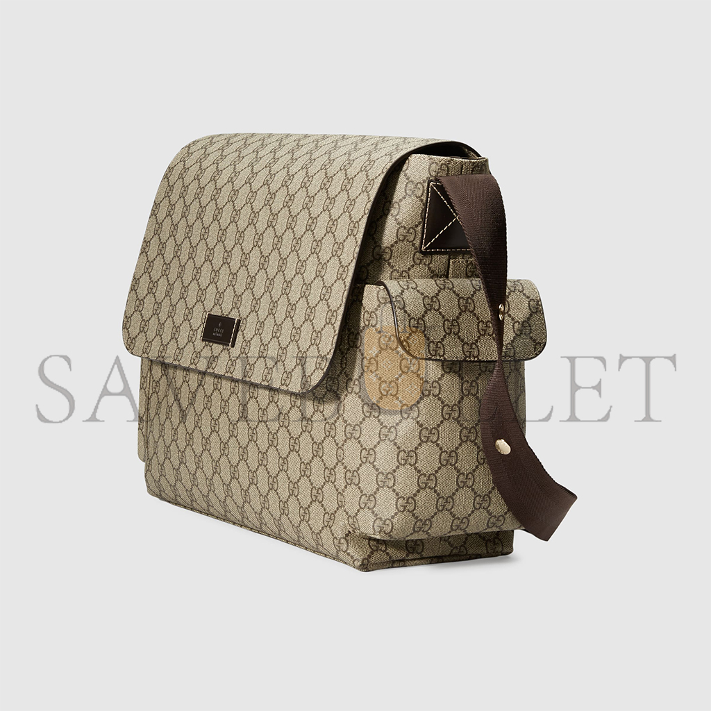 GUCCI GG SUPREME MEDIUM DIAPER BAG ‎211131 (44*28*14cm)